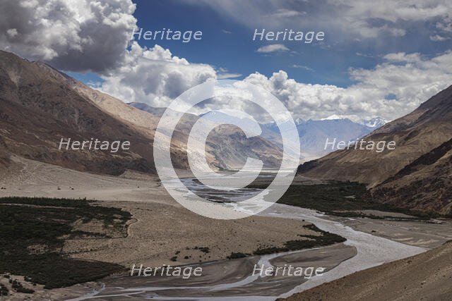 Shyok River, Nubra Valley, Ladakh, India, 2023. Creator: Peter Thompson.