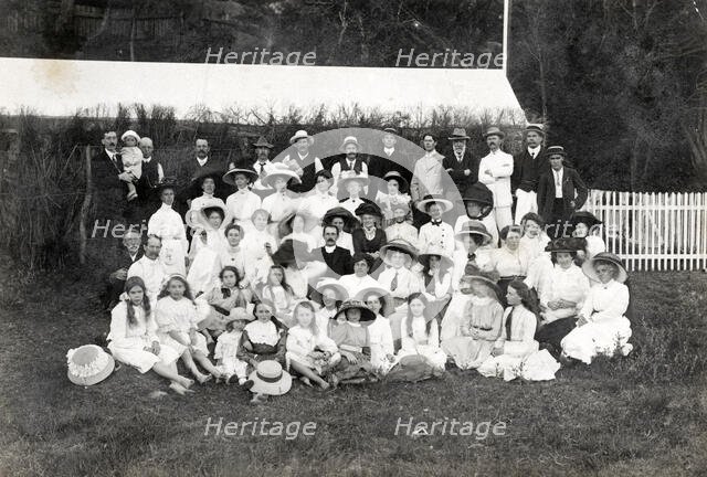 Congregational Church members picnic, c1910. Creator: Unknown.