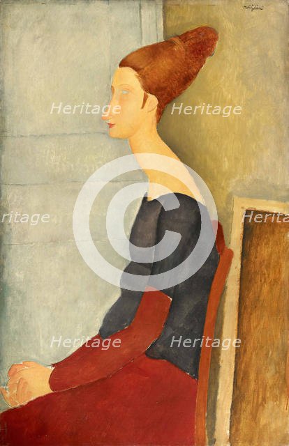 Jeanne Hébuterne au henné, 1918. Creator: Modigliani, Amedeo (1884-1920).