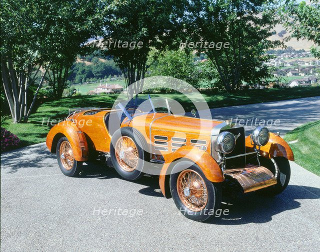 1924 Hispano Suiza tulip wood h6c. Artist: Unknown.