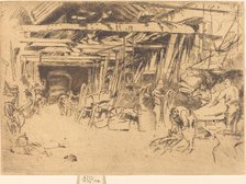 Wheelwright, 1879/1880. Creator: James Abbott McNeill Whistler.