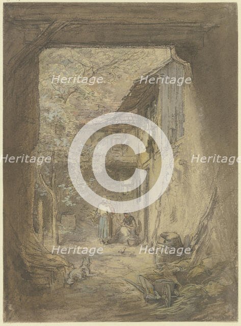 Farm,  c1850-1905. Creator: Anton Burger.