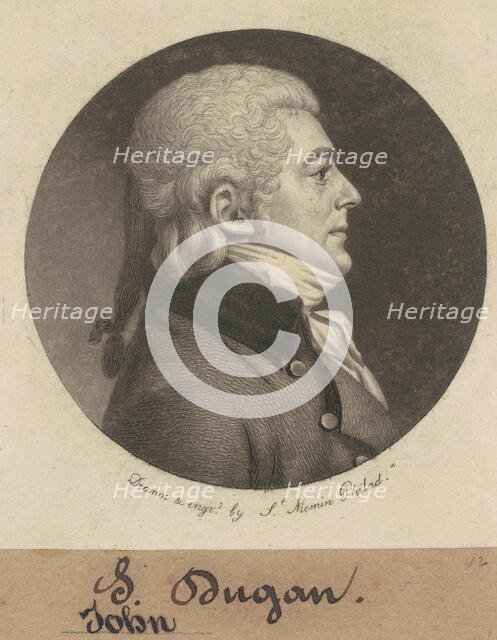 John Dugan, 1799. Creator: Charles Balthazar Julien Févret de Saint-Mémin.