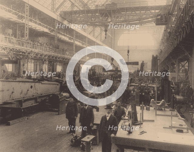 A workshop of the Putilov factory, c. 1914. Artist: Anonymous  