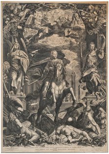 The Apotheosis of Emperor Ferdinand II of Austria, 1629. Creator: Sadeler, Aegidius (1575-1629).