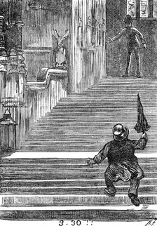 Admission to the Strangers' Gallery of the House of Commons: 3.30!, 1881. Creator: Unknown.