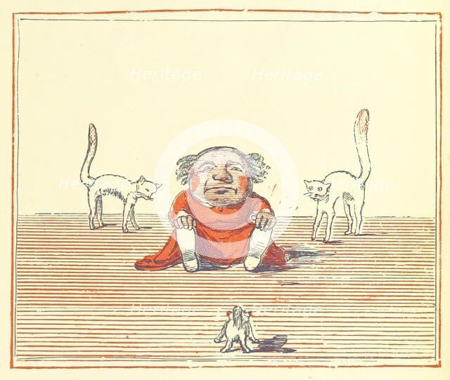 Woman and cats, 1873. Creator: Unknown.