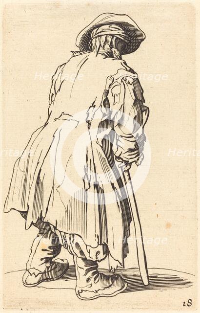 Old Beggar with One Crutch. Creator: Unknown.