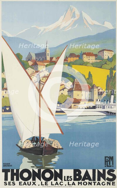 Thonon les Bains, c1930. Creator: Broders, Roger (1883-1953).