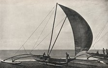 'Ceylonesisches Seefischerboot mit Ausleger', 1926. Artist: Unknown.