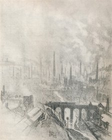 'Munition City', 1916, (1917). Artist: Joseph Pennell.