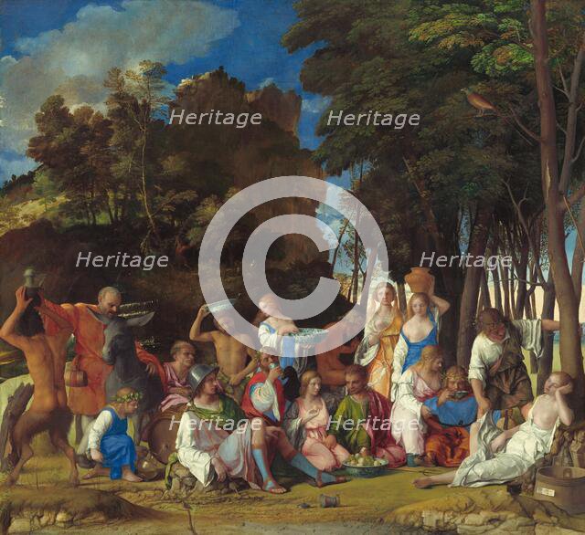 The Feast of the Gods, 1514/1529. Creator: Giovanni Bellini.