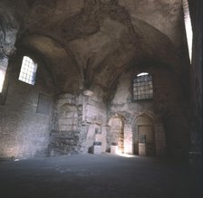 Interior of the Roman Baths, incorporated in the Cluny Monastery, Paris, c20th century. Artist: Unknown.