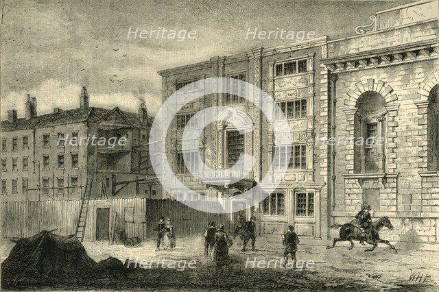 'The Old Post Office, in Lombard Street, about 1800', (c1872). Creator: Unknown.