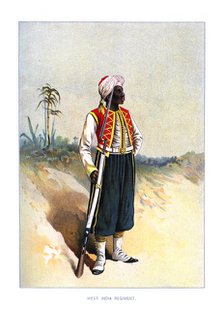 'West India Regiment', c1890.Artist: H Bunnett