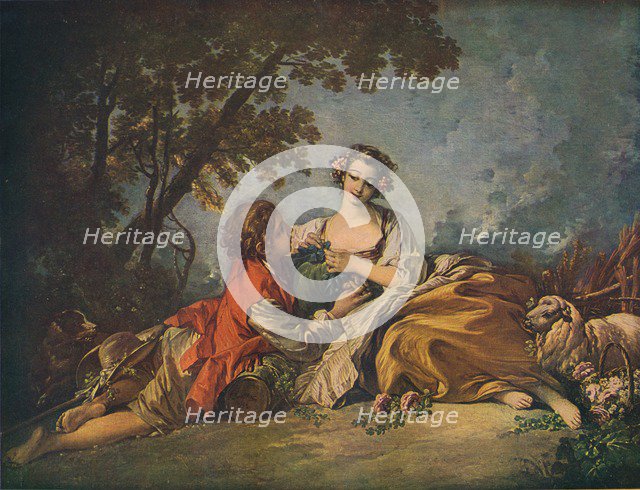'Pastoral Subject', 18th century. Artist: Francois Boucher.