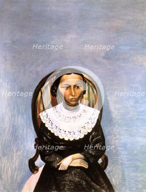 'Portrait of a Girl in Black', 1913. Creator: Andre Derain.