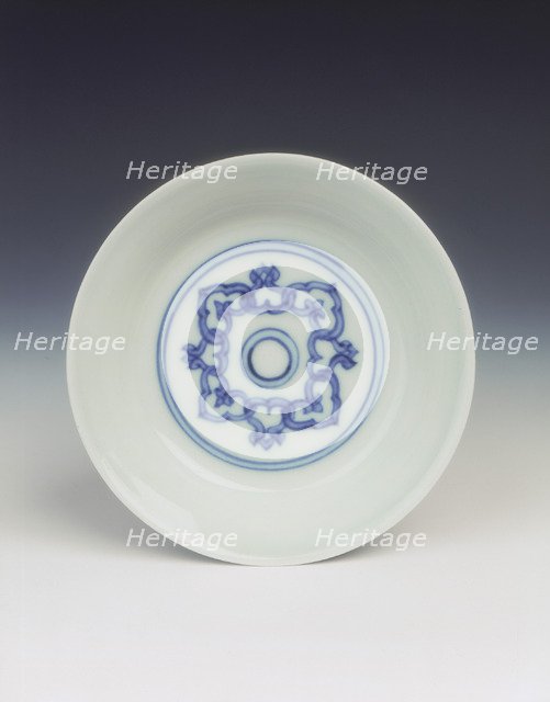 Blue and white dish, Ming dynasty, China, 1467-1485. Artist: Unknown
