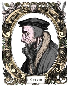 Jean Calvin, French theologian, 1581. Artist: Unknown.