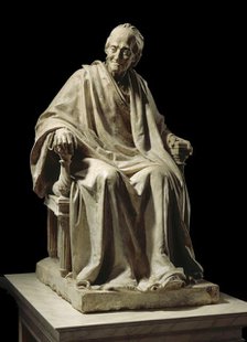 Seated Voltaire (image 1 of 6), between c.1779 and c.1795. Creator: Jean-Antoine Houdon.