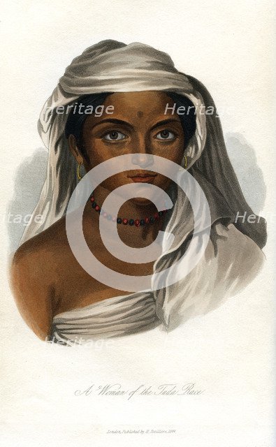 'A Woman of the Tuda Race', 1848. Artist: Unknown