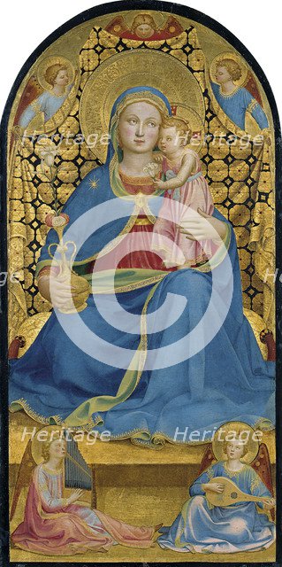 The Virgin of Humility (Madonna dell' Umilitá), c. 1433-1434. Artist: Angelico, Fra Giovanni, da Fiesole (ca. 1400-1455)