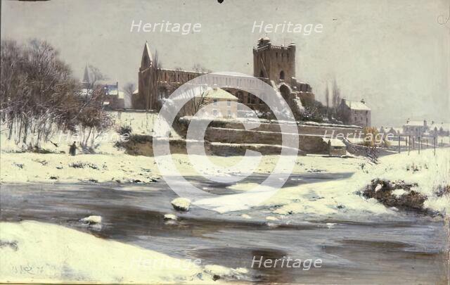Jedburgh Abbey, 1876. Creator: George Reid.