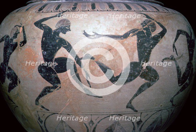 Detail of a Greek vase. Artist: Unknown