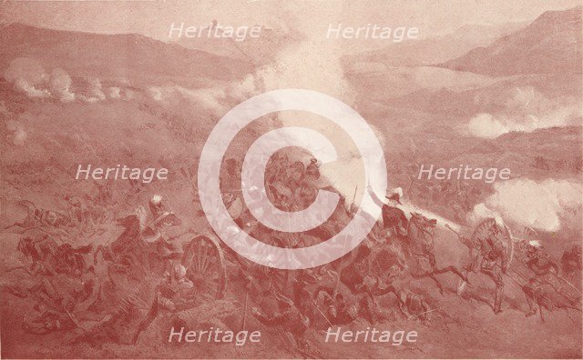 'The Cavalry Charge at Balaclava', 1854 (1909). Creator: Unknown.