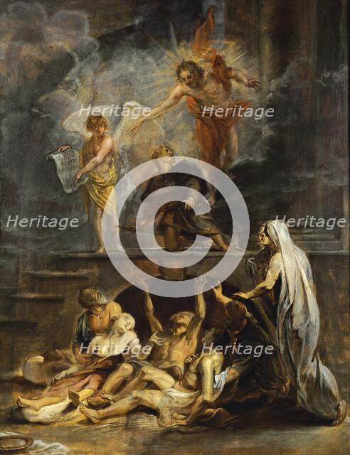 Saint Roch as Patron of Plague Victims, 1623. Creator: Workshop of Peter Paul Rubens.