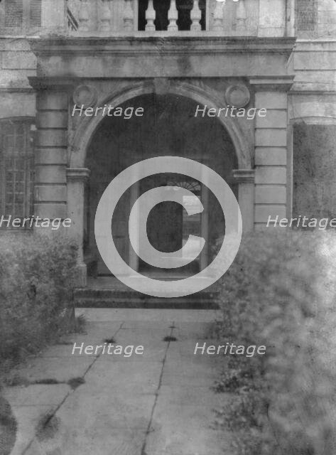 Ursuline Convent entrance, New Orleans, between 1920 and 1926. Creator: Arnold Genthe.