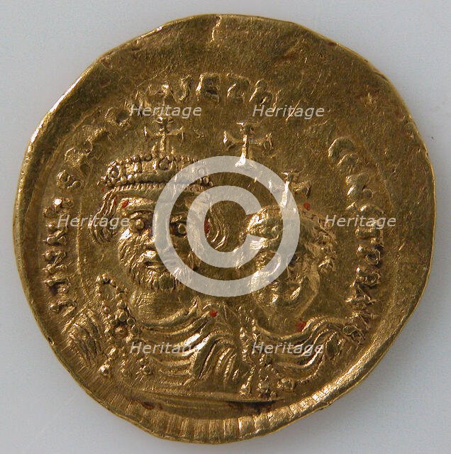 Solidus, Byzantine, 7th century (613-641). Creator: Unknown.