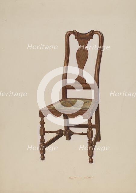 Chair, 1935/1942. Creator: Regina Henderer.