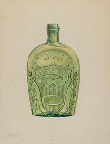 Liquor Flask, 1935/1942. Creator: Charles Caseau.