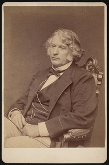Portrait of Charles Sumner (1811-1874), Before 1874. Creator: George K Warren.