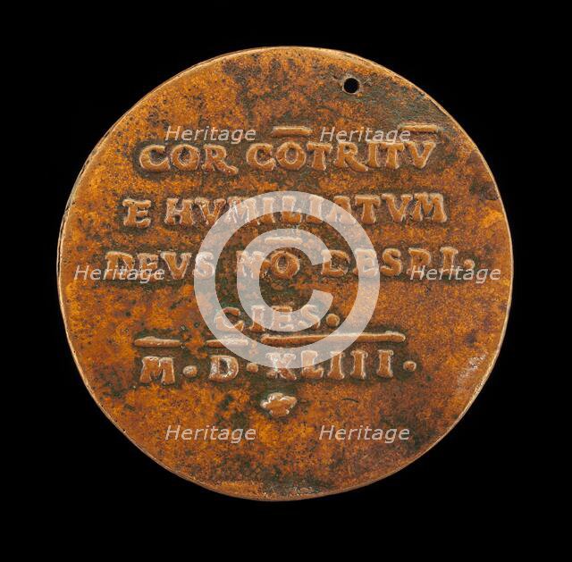 Inscription [reverse], 1543. Creator: Friedrich Hagenauer.