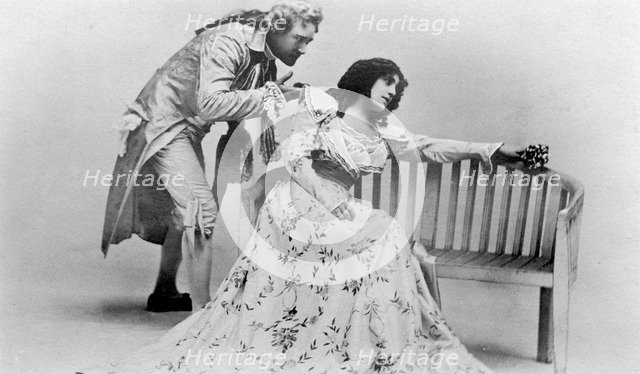 Julia Neilson and Fred Terry in The Scarlet Pimpernel, c1905.Artist: Ellis & Walery
