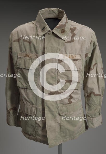 Army jacket worn by Andre M. Jones during the Iraq War, 2003. Creator: Unknown.