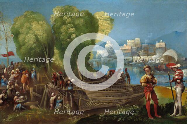 Aeneas and Achates on the Libyan Coast, c. 1520. Creator: Dosso Dossi.