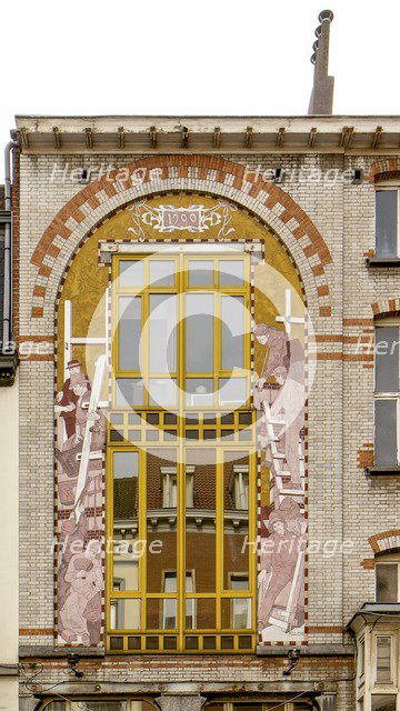 Maison Dricot, 47 rue Malibran, Brussels, Belgium, (1900),  c2014-c2017. Artist: Alan John Ainsworth.