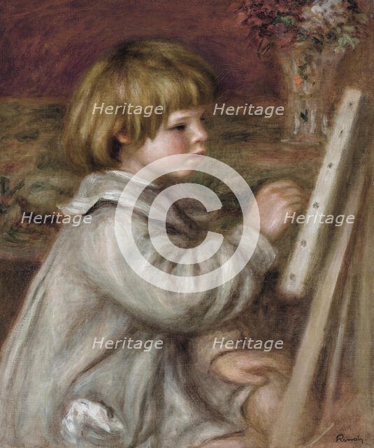 Le petit peintre (Claude Renoir), 1907. Creator: Renoir, Pierre Auguste (1841-1919).