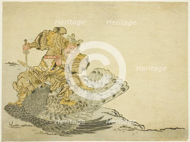 Onamushi no Mikoto Killing the Great Bird, 1765. Creator: Unknown.
