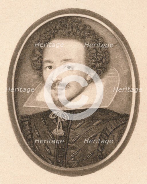 'Lord Herbert of Cherbury', c17th century, (1904). Artist: Isaac Oliver I.