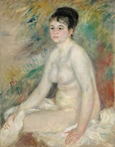 After the bath, 1876. Creator: Pierre-Auguste Renoir.