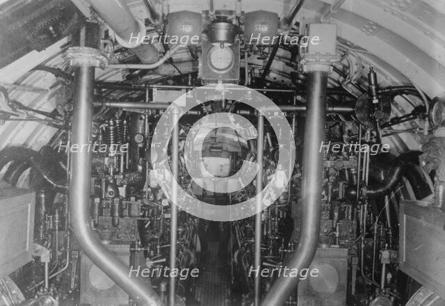 U.S. Submarine, Amidships, looking aft, between c1910 and c1915. Creator: Bain News Service.