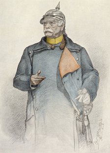 Otto von Bismarck, German statesman, 1893. Artist: Christian Wilhelm Allers