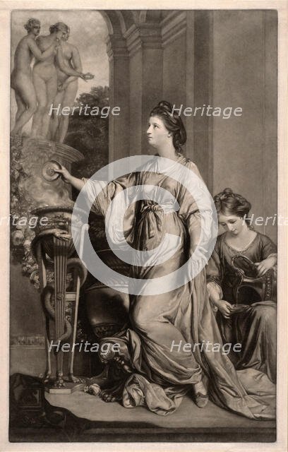 Lady Sarah Bunbury, 1766. Creator: Edward Fisher.