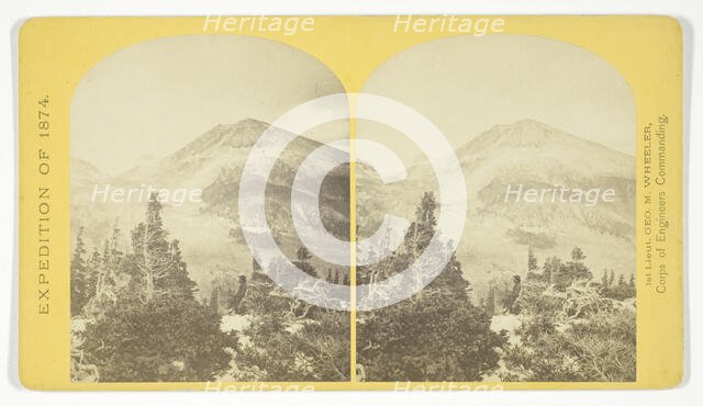 Baldy Peak, Cerro Blanco Mountains, Colorado, 14.234 feet above sea-level..., 1874. Creator: Tim O'Sullivan.