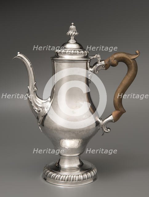 Coffeepot, c1775. Creator: John Bayly.