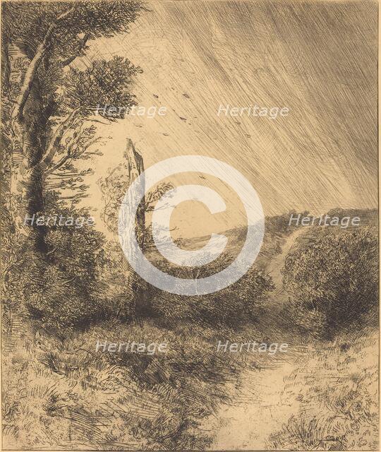 Gust of Wind (Le coup de vent). Creator: Alphonse Legros.